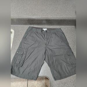 Men's Gray Cargo Shorts - Unbranded
